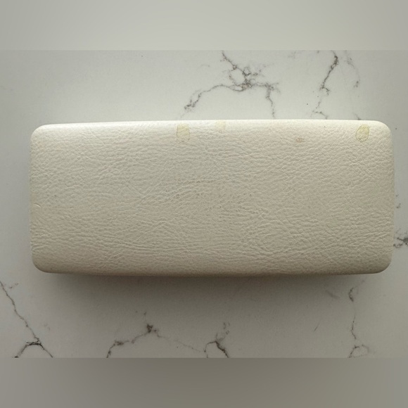 Versace glass case sunglasses reading glasses cream velvet interior - Picture 2 of 4